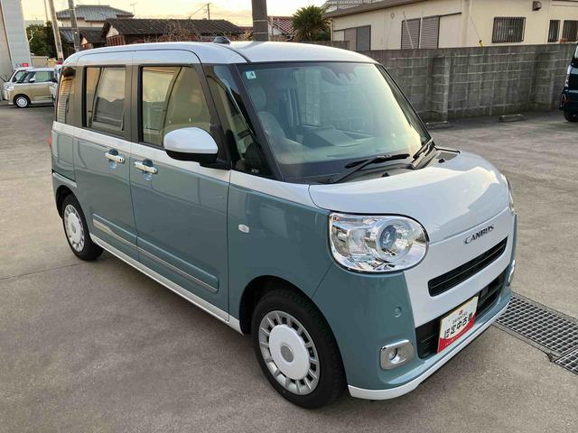 ムーヴキャンバスストライプスＧ両側パワースライドドア／ＬＥＤヘッドライト／オートライト／シートヒーター／次世代スマートアシスト／キーフリー／コーナーセンサー／サイドエアバック／バックカメラ（千葉県）の中古車