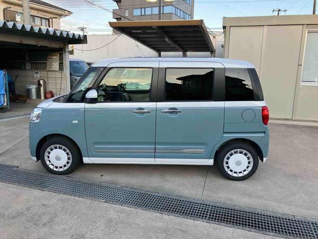 ムーヴキャンバスストライプスＧ両側パワースライドドア／ＬＥＤヘッドライト／オートライト／シートヒーター／次世代スマートアシスト／キーフリー／コーナーセンサー／サイドエアバック／バックカメラ（千葉県）の中古車