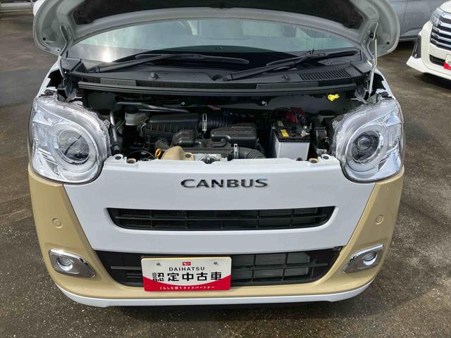 ムーヴキャンバスストライプスＧ両側電動スライドドア　ＬＥＤヘッドライト＆フォグランプ　シートヒーター　保温カップホルダー　電動駐車ブレーキ　バックカメラ　ステアリングスイッチ　コーナーセンサー　衝突被害軽減ブレーキ（千葉県）の中古車