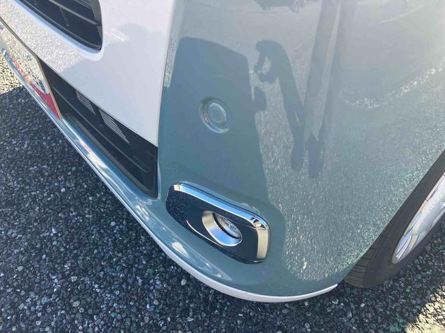 ムーヴキャンバスストライプスＧＬＥＤヘッドライト／両側電動スライドドア／コーナーセンサー／アイドリングストップ／衝突回避支援システム／横滑り防止装置／オートライト／オートエアコン／キーフリー／電動格納ミラー／電動パーキングブレーキ（千葉県）の中古車