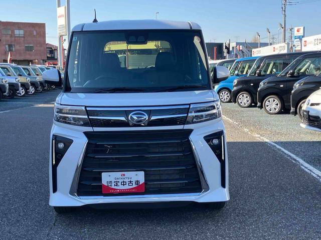 タントカスタムＲＳターボエンジン　１５インチアルミ　バックカメラ　両側電動スライドドア　シートヒーター　電動駐車ブレーキ　ＬＥＤライト＆フォグ　上下２段調節式デッキボード　コーナーセンサー　衝突被害軽減ブレーキ（千葉県）の中古車