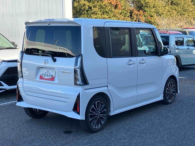 タントカスタムＲＳターボエンジン　１５インチアルミ　バックカメラ　両側電動スライドドア　シートヒーター　電動駐車ブレーキ　ＬＥＤライト＆フォグ　上下２段調節式デッキボード　コーナーセンサー　衝突被害軽減ブレーキ（千葉県）の中古車