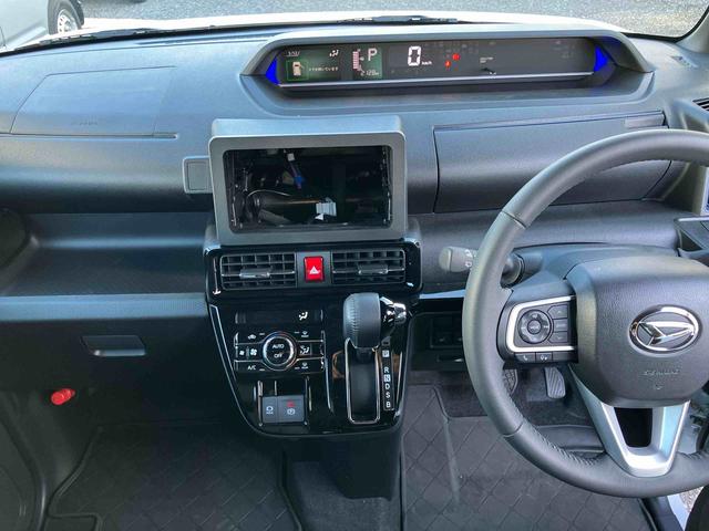 タントカスタムＲＳターボエンジン　１５インチアルミ　バックカメラ　両側電動スライドドア　シートヒーター　電動駐車ブレーキ　ＬＥＤライト＆フォグ　上下２段調節式デッキボード　コーナーセンサー　衝突被害軽減ブレーキ（千葉県）の中古車