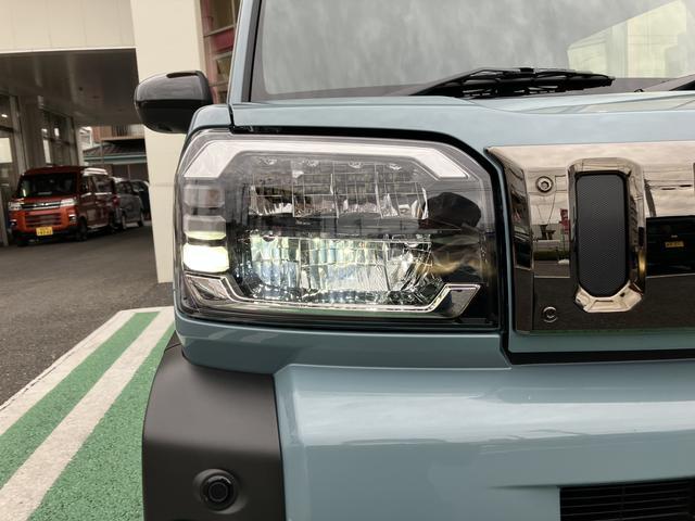 タフトＧ　ダーククロムベンチャー　ＬＥＤフォグランプ　キーフリー中古車保証・距離無制限、１年付き　純正ＣＤチューナー　パノラマモニター　フロントシートヒーター　ＬＥＤヘッドライト　電動サイドブレーキ　カーペットマット　ガラスルーフ　アルミホイール　キーフリー（東京都）の中古車