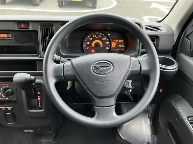 ハイゼットカーゴデラックスＳＡIII　ハロゲンヘッドライト　キーレス中古車保証・距離無制限、１年付き　純正ＡＭ／ＦＭラジオ　リアコーナーセンサー　スマートアシスト３　ラバーマット　ロングバイザー　後席ベンチシート（東京都）の中古車