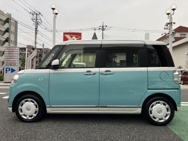 ムーヴキャンバスＧメイクアップリミテッド　ＳＡIII　カーナビ　ドラレコ中古車保証・距離無制限、１年付き　純正８インチスタンダードナビ　ＥＴＣ車載器　カーナビ連動前後録画ドライブレコーダー　パノラマモニター　両側電動スライドドア　ＬＥＤヘッドライト　オートエアコン（東京都）の中古車
