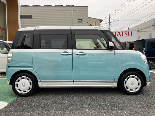 ムーヴキャンバスＧメイクアップリミテッド　ＳＡIII　カーナビ　ドラレコ中古車保証・距離無制限、１年付き　純正８インチスタンダードナビ　ＥＴＣ車載器　カーナビ連動前後録画ドライブレコーダー　パノラマモニター　両側電動スライドドア　ＬＥＤヘッドライト　オートエアコン（東京都）の中古車