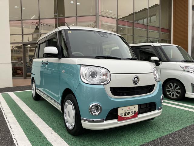 ムーヴキャンバスＧメイクアップリミテッド　ＳＡIII　カーナビ　ドラレコ中古車保証・距離無制限、１年付き　純正８インチスタンダードナビ　ＥＴＣ車載器　カーナビ連動前後録画ドライブレコーダー　パノラマモニター　両側電動スライドドア　ＬＥＤヘッドライト　オートエアコン（東京都）の中古車