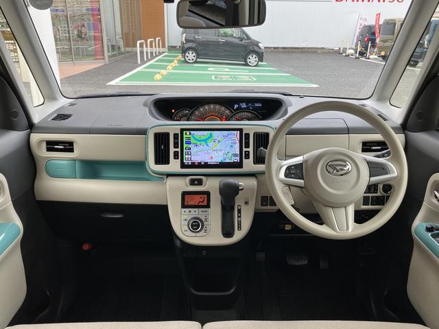 ムーヴキャンバスＧメイクアップリミテッド　ＳＡIII　カーナビ　ドラレコ中古車保証・距離無制限、１年付き　純正８インチスタンダードナビ　ＥＴＣ車載器　カーナビ連動前後録画ドライブレコーダー　パノラマモニター　両側電動スライドドア　ＬＥＤヘッドライト　オートエアコン（東京都）の中古車