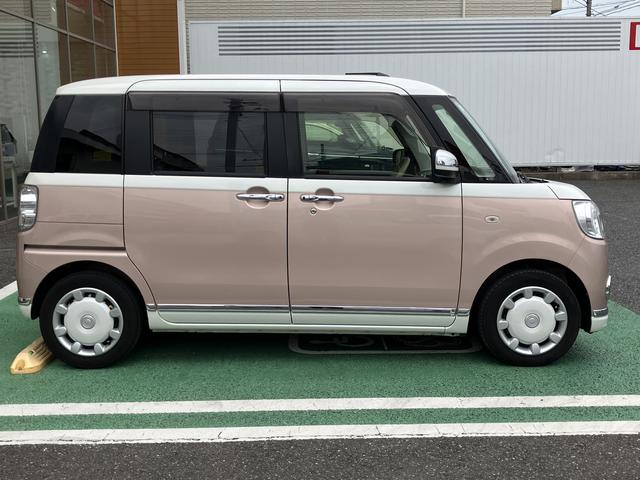ムーヴキャンバスＧメイクアップ　ＳＡII　カーナビ　ＥＴＣ　ドライブレコーダ中古車保証・距離無制限、１年付き　純正８インチスタンダードナビ　ＥＴＣ車載器　カーナビ連動前方録画ドライブレコーダー　両側電動スライドドア　ＬＥＤヘッドライト　エンジンプッシュスタート（東京都）の中古車