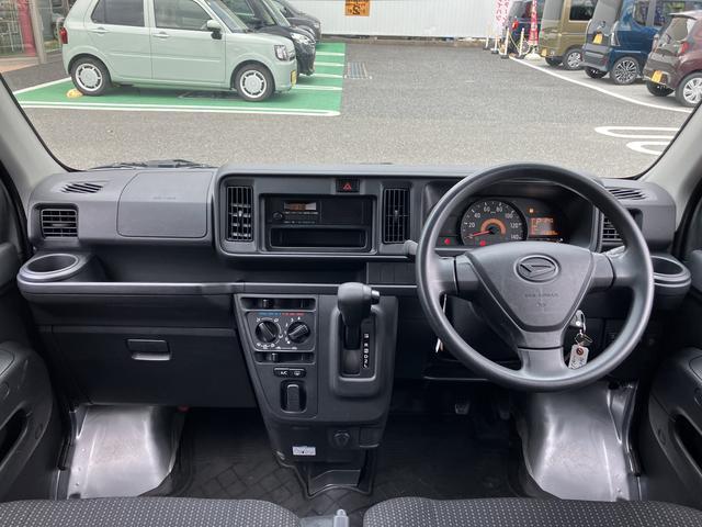 ハイゼットカーゴデラックスＳＡIII　キーレス　ハロゲンヘッドライト中古車保証・距離無制限、１年付き　ラバーマット　ロングバイザー　マニュアルエアコン　後席ベンチシート　純正ＡＭ／ＦＭラジオ　キーレス　ハロゲンヘッドライト　スモークガラス（東京都）の中古車