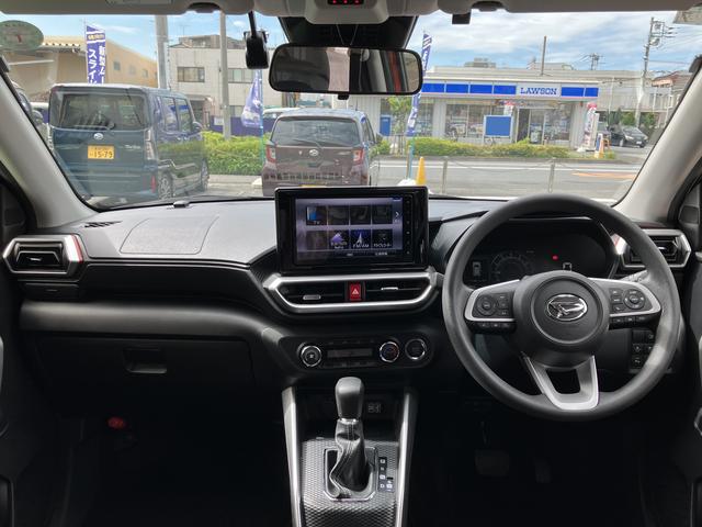ロッキーＧ　カーナビ　ＥＴＣ　ドライブレコーダー中古車保証・距離無制限、１年付き　純正９インチスタンダードナビ　ＥＴＣ車載器　カーナビ連動前後録画ドライブレコーダー　アダプティブクルーズコントロール　フロントシートヒーター　ブラインドスポットモニタ（東京都）の中古車