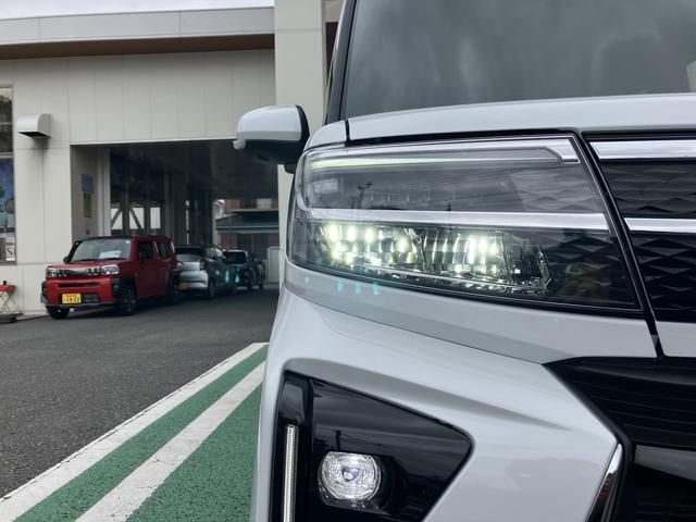 タントカスタムＲＳ　ターボ　両側電動スライドドア保証　新車保証・まごころ保証　１年間・走行距離無制限付き　ＬＥＤヘッドライト　ＬＥＤフォグランプ　キーフリー　シートヒーター　コーナーセンサー　衝突回避支援ブレーキ（東京都）の中古車