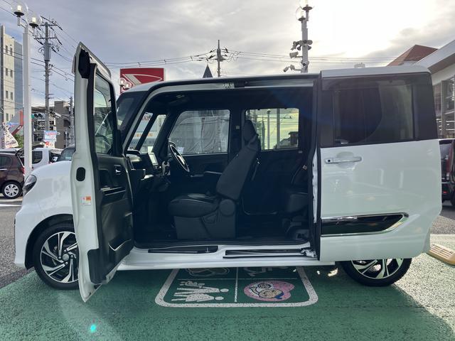タントカスタムＲＳスタイルセレクション　カーナビ　ＥＴＣ　ドラレコ保証　新車保証・まごころ保証　１年間・走行距離無制限付き　純正７インチスタンダードナビ　ＥＴＣ車載器　パノラマモニター　ナビ連動前後録画ドライブレコーダー　フロントシートヒーター　両側電動スライドドア（東京都）の中古車