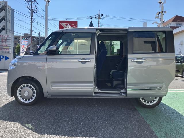 ムーヴキャンバスセオリーＧ　フロントシートヒーター　電動スライドドア保証　新車保証・まごころ保証　１年間・走行距離無制限付き　電動パーキングブレーキ　両側電動スライドドア　フロントシートヒーター　オートエアコン　ＬＥＤヘッドライト　パノラマモニター　キーフリー（東京都）の中古車