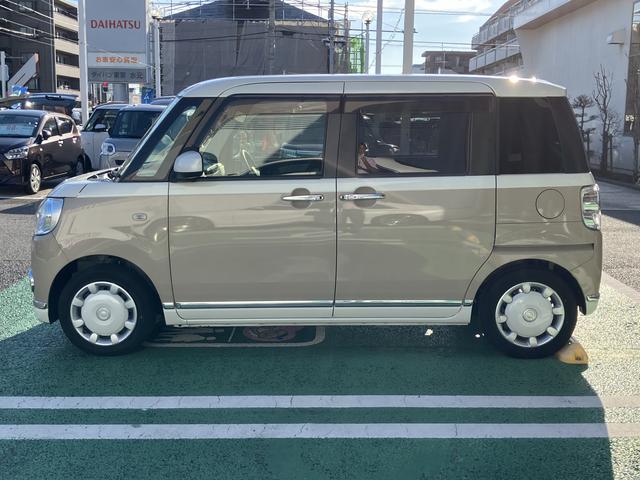ムーヴキャンバスＧブラックインテリアリミテッドＳＡIII　カーナビ　ドラレコ中古車保証・距離無制限、１年付き　純正８インチスタンダードナビ　ＥＴＣ車載器　カーナビ連動前後録画ドライブレコーダー　両側電動スライドドア　ＬＥＤヘッドライト　パノラマモニタ　エンジンプッシュスタート（東京都）の中古車