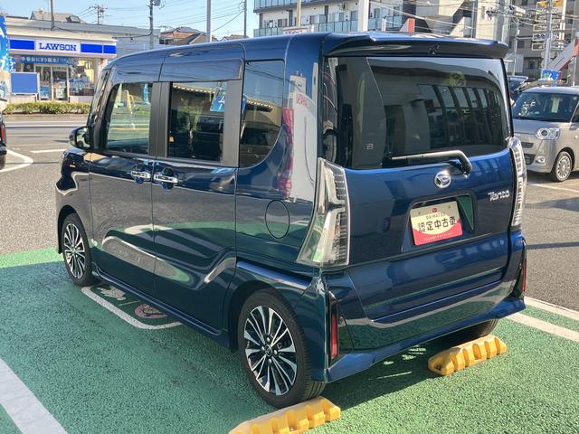 タントカスタムＲＳ　ディスプレイオーディオ　ＥＴＣ　ドラレコ保証　新車保証・まごころ保証　１年間・走行距離無制限付き　純正６．８インチディスプレイオーディオ　ＥＴＣ車載器　前方録画ドライブレコーダー　両側電動スライドドア　ターボ　ＬＥＤヘッドライト　キーフリー（東京都）の中古車