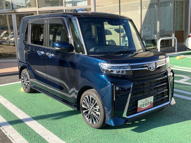タントカスタムＲＳ　ディスプレイオーディオ　ＥＴＣ　ドラレコ保証　新車保証・まごころ保証　１年間・走行距離無制限付き　純正６．８インチディスプレイオーディオ　ＥＴＣ車載器　前方録画ドライブレコーダー　両側電動スライドドア　ターボ　ＬＥＤヘッドライト　キーフリー（東京都）の中古車