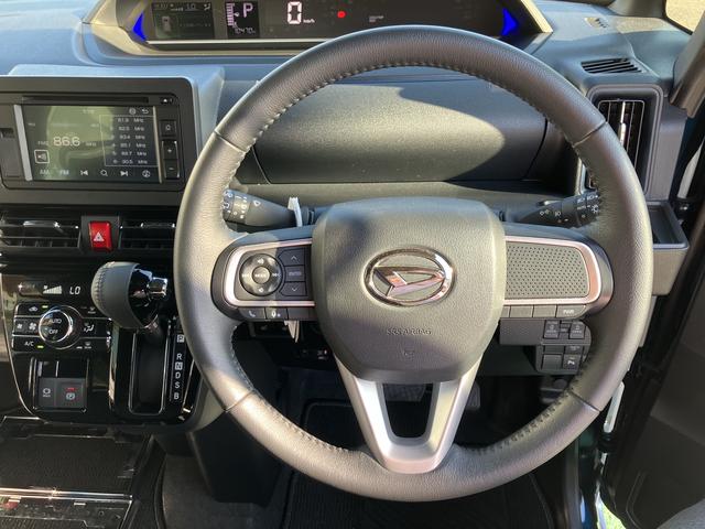タントカスタムＲＳ　ディスプレイオーディオ　ＥＴＣ　ドラレコ保証　新車保証・まごころ保証　１年間・走行距離無制限付き　純正６．８インチディスプレイオーディオ　ＥＴＣ車載器　前方録画ドライブレコーダー　両側電動スライドドア　ターボ　ＬＥＤヘッドライト　キーフリー（東京都）の中古車