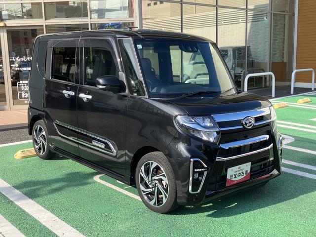 タントカスタムＲＳスタイルセレクション　９インチ純正ナビ　ドラレコ保証　新車保証・まごころ保証　１年間・走行距離無制限付き　９インチ純正ナビ　ＥＴＣ　ドラレコ　パノラマモニター　ＴＶキット　電動サイドブレーキ　キーフリーシステム　シートカバー　左右電動スライドドア（東京都）の中古車