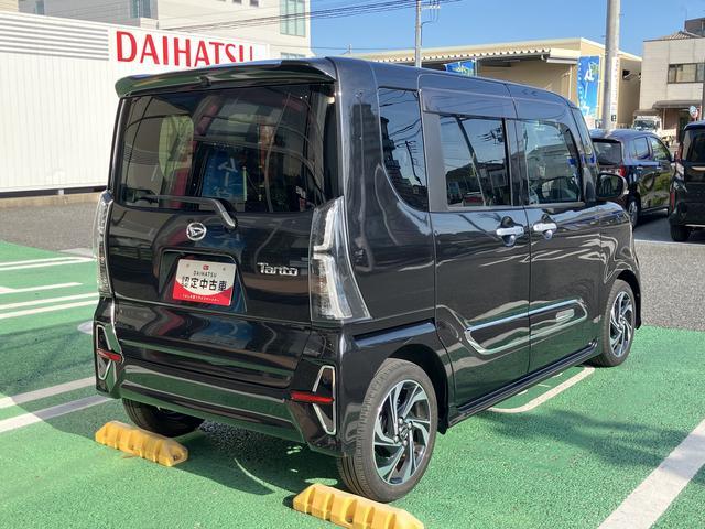 タントカスタムＲＳスタイルセレクション　９インチ純正ナビ　ドラレコ保証　新車保証・まごころ保証　１年間・走行距離無制限付き　９インチ純正ナビ　ＥＴＣ　ドラレコ　パノラマモニター　ＴＶキット　電動サイドブレーキ　キーフリーシステム　シートカバー　左右電動スライドドア（東京都）の中古車