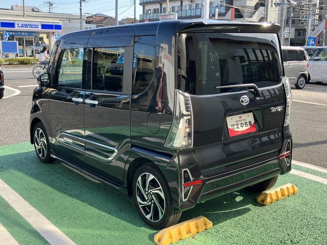 タントカスタムＲＳスタイルセレクション　９インチ純正ナビ　ドラレコ保証　新車保証・まごころ保証　１年間・走行距離無制限付き　９インチ純正ナビ　ＥＴＣ　ドラレコ　パノラマモニター　ＴＶキット　電動サイドブレーキ　キーフリーシステム　シートカバー　左右電動スライドドア（東京都）の中古車