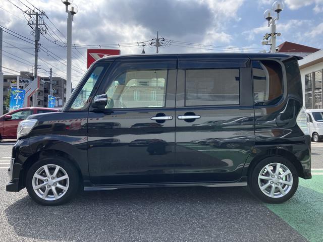 タントカスタムＸ　トップエディションＳＡ　７インチナビ　ＥＴＣまごころ保証　１年間・走行距離無制限付き　７インチ純正ナビ　ＥＴＣ車載器　ドラレコ　オートライト　スマートアシスト　アイドリングストップ　キーフリーシステム　オートエアコン　左側電動スライドドア（東京都）の中古車