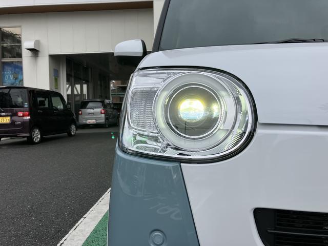 ムーヴキャンバスストライプスＧ　パノラマモニター　フロントシートヒーター保証　新車保証・まごころ保証　１年間・走行距離無制限付き　純正ＣＤチューナー　ＬＥＤヘッドライト　パノラマモニター　フロントシートヒーター　電動パーキングブレーキ　両側電動スライドドア　キーフリー（東京都）の中古車