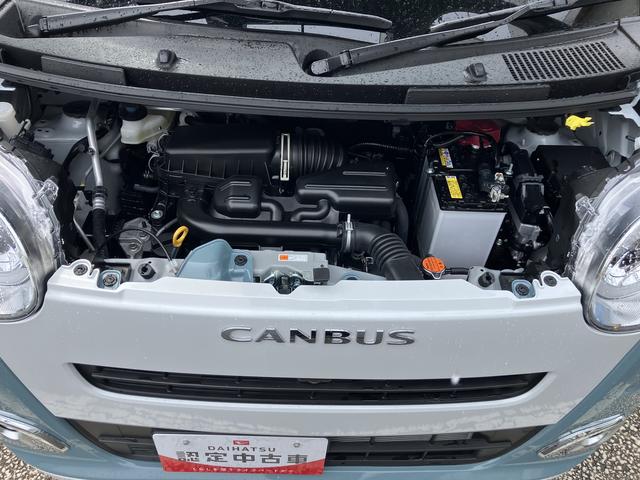 ムーヴキャンバスストライプスＧ　パノラマモニター　フロントシートヒーター保証　新車保証・まごころ保証　１年間・走行距離無制限付き　純正ＣＤチューナー　ＬＥＤヘッドライト　パノラマモニター　フロントシートヒーター　電動パーキングブレーキ　両側電動スライドドア　キーフリー（東京都）の中古車