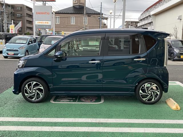 ムーヴカスタム　ＲＳ　ハイパーリミテッドＳＡIII　カーナビ保証　新車保証・まごころ保証　１年間・走行距離無制限付き　純正８インチスタンダードナビ　ＥＴＣ車載器　パノラマモニター　ナビ連動前後録画ドライブレコーダー　ターボ　運転席シートヒーター　キーフリー（東京都）の中古車