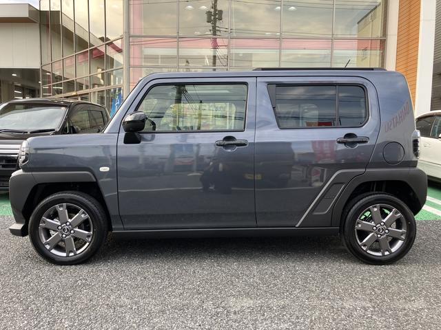 タフトＧターボ　ダーククロムベンチャー　フロントシートヒーター保証　新車保証・まごころ保証　１年間・走行距離無制限付き　純正ＣＤチューナー　フロントシートヒーター　アダプティブクルーズコントロール　ホールド機能付き電動サイドブレーキ　ＬＥＤヘッドライト（東京都）の中古車