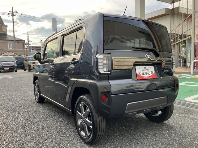タフトＧターボ　ダーククロムベンチャー　フロントシートヒーター保証　新車保証・まごころ保証　１年間・走行距離無制限付き　純正ＣＤチューナー　フロントシートヒーター　アダプティブクルーズコントロール　ホールド機能付き電動サイドブレーキ　ＬＥＤヘッドライト（東京都）の中古車