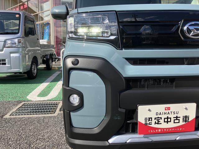 タントファンクロスターボ　カーナビ　ＥＴＣ　ドライブレコーダー保証　新車保証・まごころ保証　１年間・走行距離無制限付き　純正７インチエントリーナビ　ＥＴＣ車載器　ナビ連動前後録画ドライブレコーダー　両側電動スライドドア　フロントシートヒーター　電動サイドブレーキ（東京都）の中古車