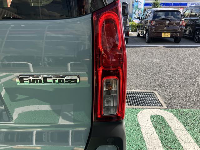 タントファンクロスターボ　カーナビ　ＥＴＣ　ドライブレコーダー保証　新車保証・まごころ保証　１年間・走行距離無制限付き　純正７インチエントリーナビ　ＥＴＣ車載器　ナビ連動前後録画ドライブレコーダー　両側電動スライドドア　フロントシートヒーター　電動サイドブレーキ（東京都）の中古車