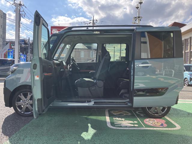 タントファンクロスターボ　カーナビ　ＥＴＣ　ドライブレコーダー保証　新車保証・まごころ保証　１年間・走行距離無制限付き　純正７インチエントリーナビ　ＥＴＣ車載器　ナビ連動前後録画ドライブレコーダー　両側電動スライドドア　フロントシートヒーター　電動サイドブレーキ（東京都）の中古車