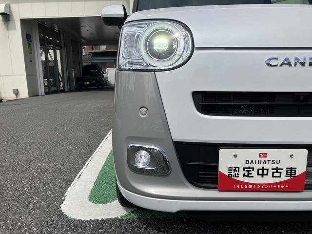 ムーヴキャンバスストライプスＧ　電動サイドブレーキ　フロントシートヒーター保証　新車保証・まごころ保証　１年間・走行距離無制限付き　純正ＣＤチューナー　フロントシートヒーター　両側電動スライドドア　ホールド機能付き電動サイドブレーキ　ＬＥＤヘッドライト　キーフリー（東京都）の中古車