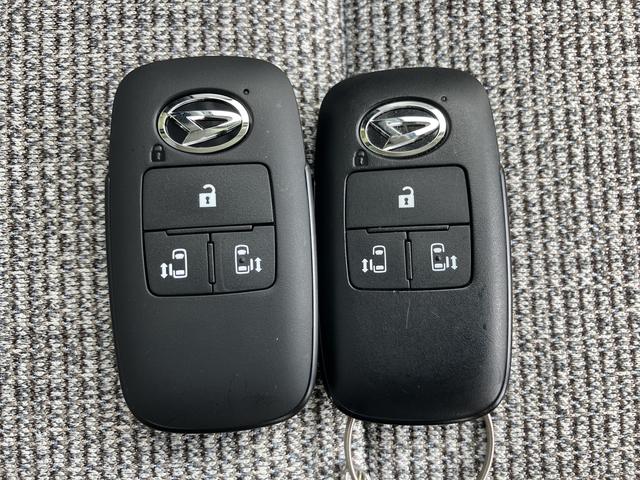 ムーヴキャンバスストライプスＧ　電動サイドブレーキ　フロントシートヒーター保証　新車保証・まごころ保証　１年間・走行距離無制限付き　純正ＣＤチューナー　フロントシートヒーター　両側電動スライドドア　ホールド機能付き電動サイドブレーキ　ＬＥＤヘッドライト　キーフリー（東京都）の中古車