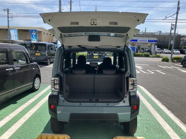 タフトＧターボ　カーナビ　ＥＴＣ　ドライブレコーダー中古車保証・距離無制限、１年付き　純正９インチスタイリッシュナビ　ＥＴＣ車載器　ナビ連動前後録画ドライブレコーダー　パノラマモニター　フロントシートヒーター　ルーフキャリア　電動サイドブレーキ（東京都）の中古車