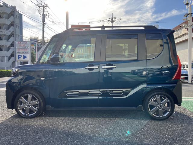 タントファンクロスターボ　カーナビ　ＥＴＣ　ドライブレコーダー保証　新車保証・まごころ保証　１年間・走行距離無制限付き　純正７インチエントリーナビ　ＥＴＣ車載器　ナビ連動前後録画ドライブレコーダー　バックモニター　両側電動スライドドア　フロントシートヒーター（東京都）の中古車