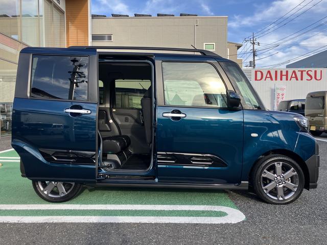 タントファンクロスターボ　カーナビ　ＥＴＣ　ドライブレコーダー保証　新車保証・まごころ保証　１年間・走行距離無制限付き　純正７インチエントリーナビ　ＥＴＣ車載器　ナビ連動前後録画ドライブレコーダー　バックモニター　両側電動スライドドア　フロントシートヒーター（東京都）の中古車