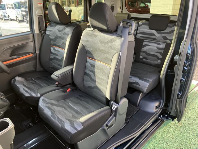 タントファンクロスターボ　カーナビ　ＥＴＣ　ドライブレコーダー保証　新車保証・まごころ保証　１年間・走行距離無制限付き　純正７インチエントリーナビ　ＥＴＣ車載器　ナビ連動前後録画ドライブレコーダー　バックモニター　両側電動スライドドア　フロントシートヒーター（東京都）の中古車