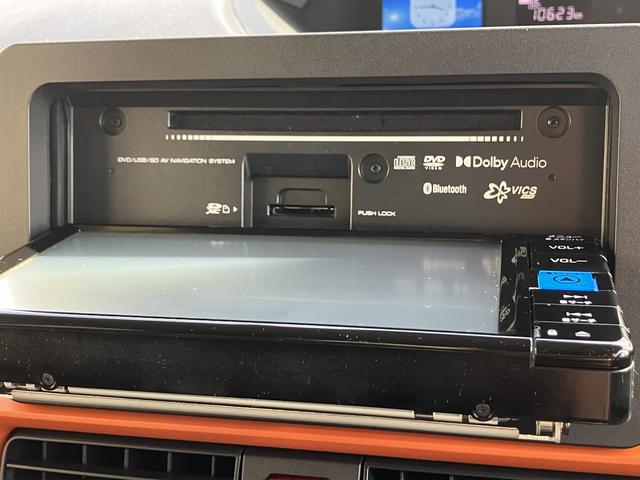 タントファンクロスターボ　カーナビ　ＥＴＣ　ドライブレコーダー保証　新車保証・まごころ保証　１年間・走行距離無制限付き　純正７インチエントリーナビ　ＥＴＣ車載器　ナビ連動前後録画ドライブレコーダー　バックモニター　両側電動スライドドア　フロントシートヒーター（東京都）の中古車