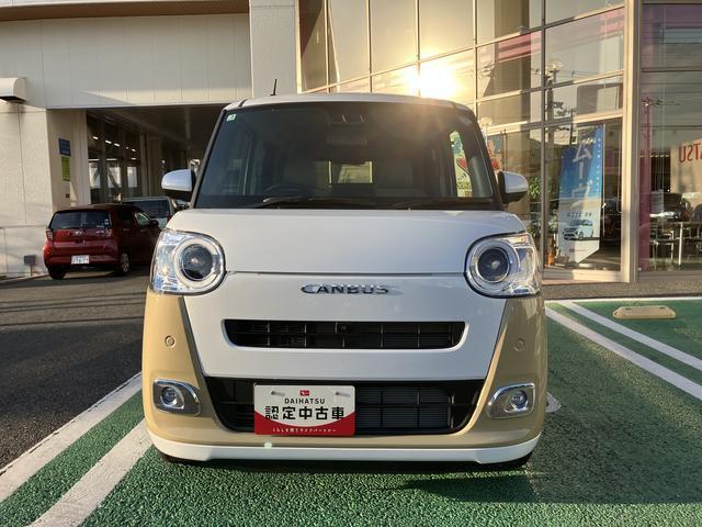 ムーヴキャンバスストライプスG フロントシートヒーター ツートンカラー中古車保証・距離無制限、1年付き 純正CDチューナー フロントシートヒーター 両側電動スライドドア ホールド機能付き電動サイドブレーキ LEDヘッドライト ほっとカップホルダー コーナーセンサー(東京都)の中古車