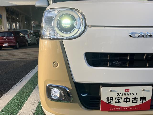 ムーヴキャンバスストライプスＧ　フロントシートヒーター　ツートンカラー中古車保証・距離無制限、１年付き　純正ＣＤチューナー　フロントシートヒーター　両側電動スライドドア　ホールド機能付き電動サイドブレーキ　ＬＥＤヘッドライト　ほっとカップホルダー　コーナーセンサー（東京都）の中古車