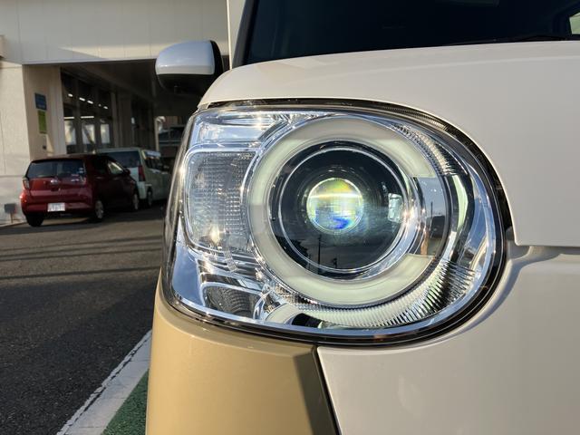ムーヴキャンバスストライプスＧ　フロントシートヒーター　ツートンカラー中古車保証・距離無制限、１年付き　純正ＣＤチューナー　フロントシートヒーター　両側電動スライドドア　ホールド機能付き電動サイドブレーキ　ＬＥＤヘッドライト　ほっとカップホルダー　コーナーセンサー（東京都）の中古車