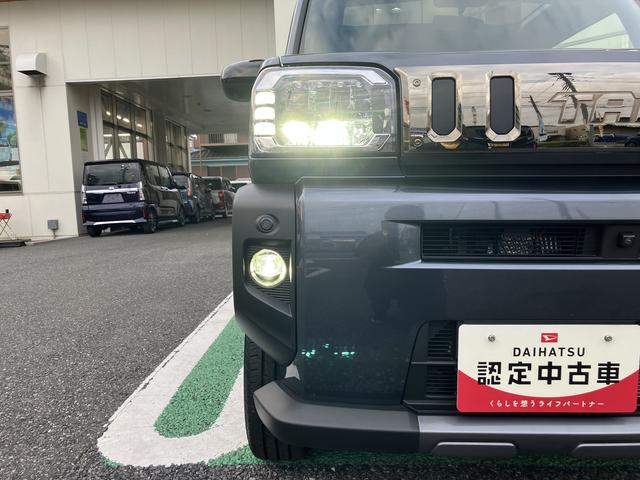 タフトＧ　ダーククロムベンチャー　　フロントシートヒーター保証　新車保証・まごころ保証　１年間・走行距離無制限付き　純正ＣＤチューナー　ホールド機能付き電動サイドブレーキ　フロントシートヒーター　ガラスルーフ　ＬＥＤヘッドライト　ダークブラックメッキパック（東京都）の中古車