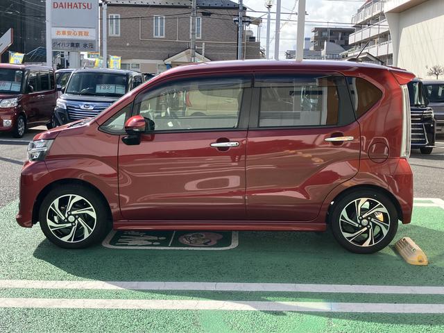 ムーヴカスタム　ＲＳ　ハイパーリミテッドＳＡIII　カーナビ保証　まごころ保証　１年間・走行距離無制限付き　純正８インチカーナビ　ＥＴＣ車載器　ナビ連動前方録画ドライブレコーダー　運転席シートヒーター　ターボ　スマートアシスト３　エンジンプッシュスタート（東京都）の中古車