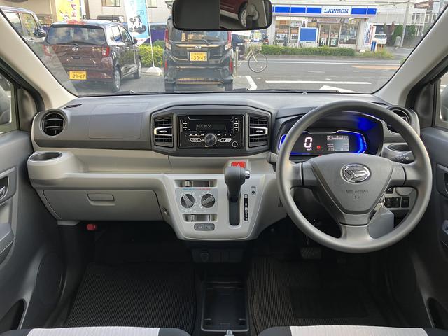 ミライースX SAIII LEDヘッドライト キーレス保証 新車保証・まごころ保証 1年間・走行距離無制限付き 純正CDチューナー バックカメラ LEDヘッドライト オートライト マニュアルエアコン スモークガラス スマートアシスト3 カーペットマット(東京都)の中古車