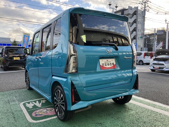 タントカスタムRS カーナビ ETC ドライブレコーダー保証 新車保証・まごころ保証 1年間・走行距離無制限付き 純正7インチエントリーナビ ETC車載器 ナビ連動前後録画ドライブレコーダー フロントシートヒーター 両側電動スライドドア 電動パーキング(東京都)の中古車