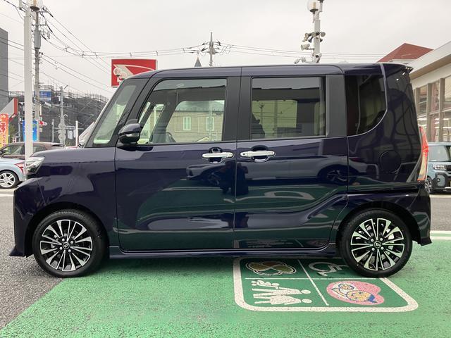 タントカスタムRS カーナビ ETC ドライブレコーダー保証 新車保証・まごころ保証 1年間・走行距離無制限付き 純正7インチエントリーナビ ETC車載器 ナビ連動前後録画ドライブレコーダー 両側電動スライドドア ターボ LEDヘッドライト キーフリー(東京都)の中古車